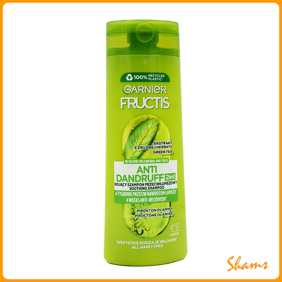 GARNIER Fructis Anti-dandruff shampoo 2in1 - 400 ml
