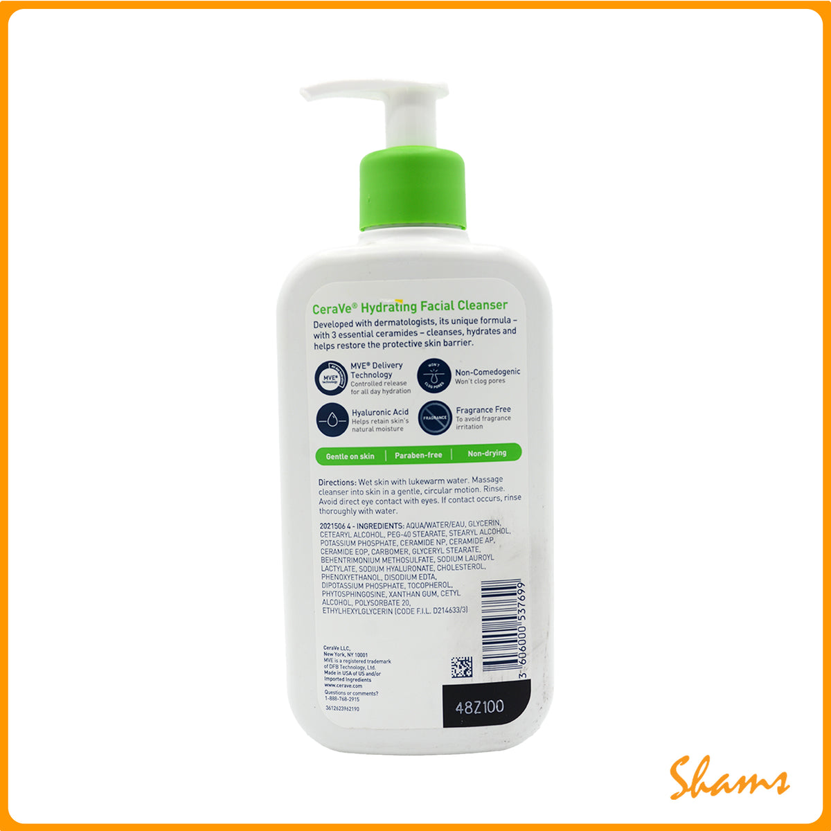 Cerave Hydrating Facial Cleanser 355ml