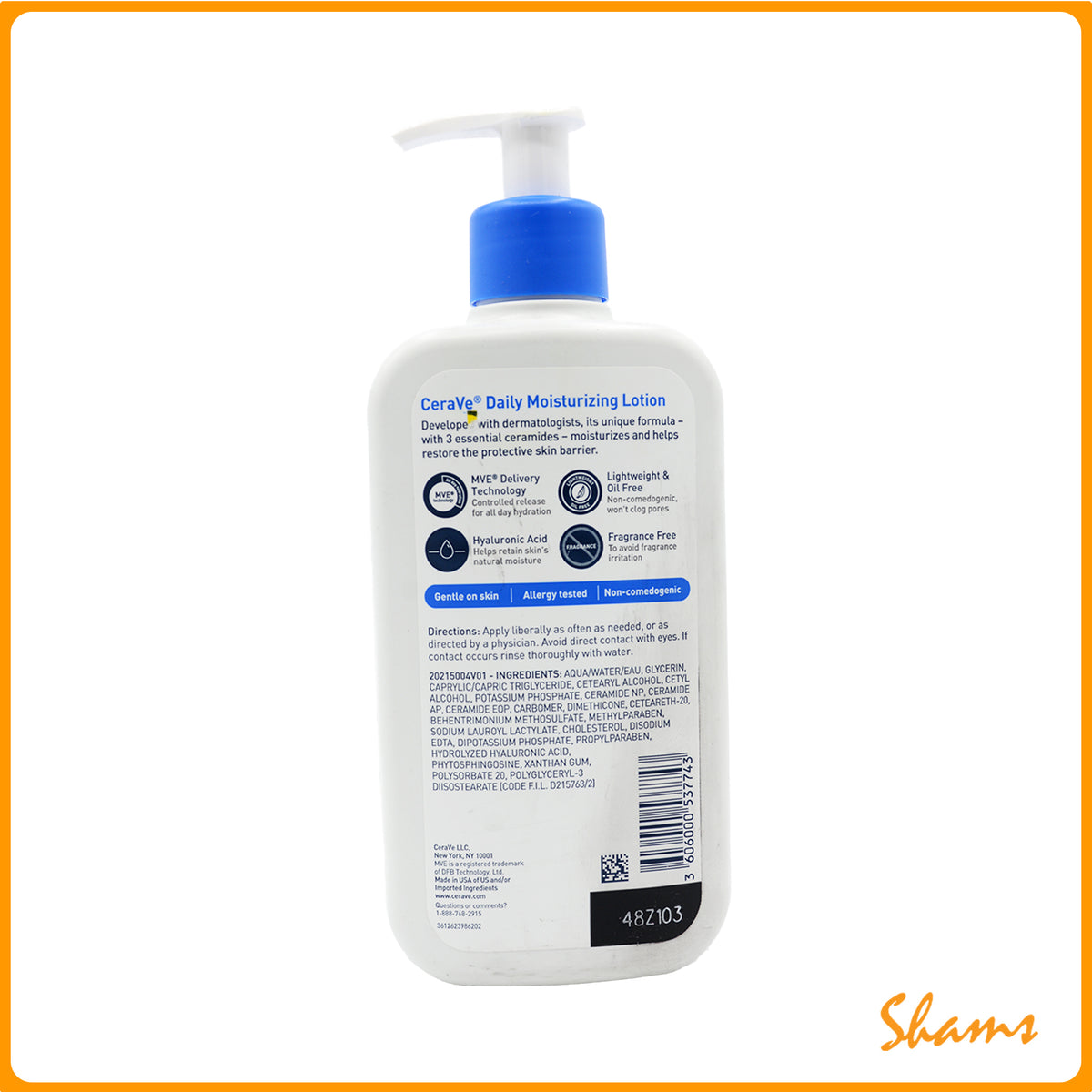 Cerave Daily Moisturizing Lightweight Lotion 355ml