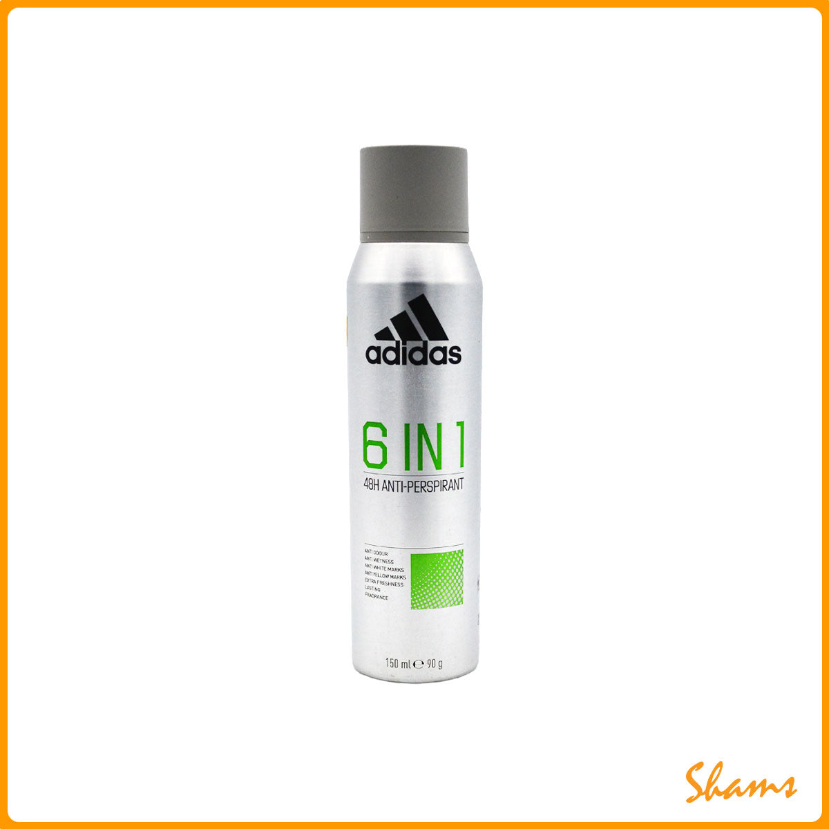 Adidas 6In1 Anti-Persprint Deo Spray 150ml