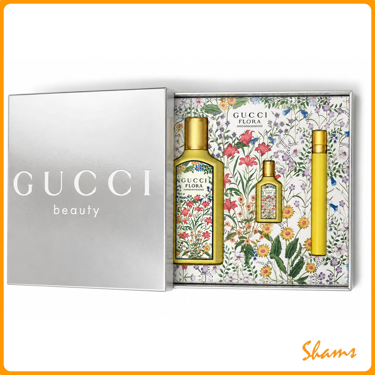 Gucci Flora Gorgeous Orchid 3p Gift Set