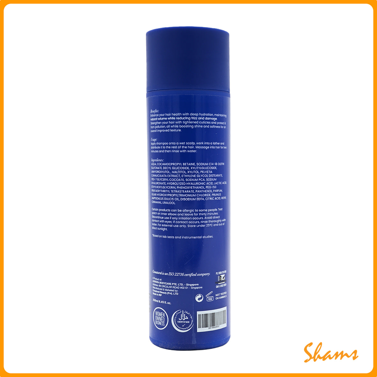 Conatural Hyaluronic Acid Shampoo 250ml