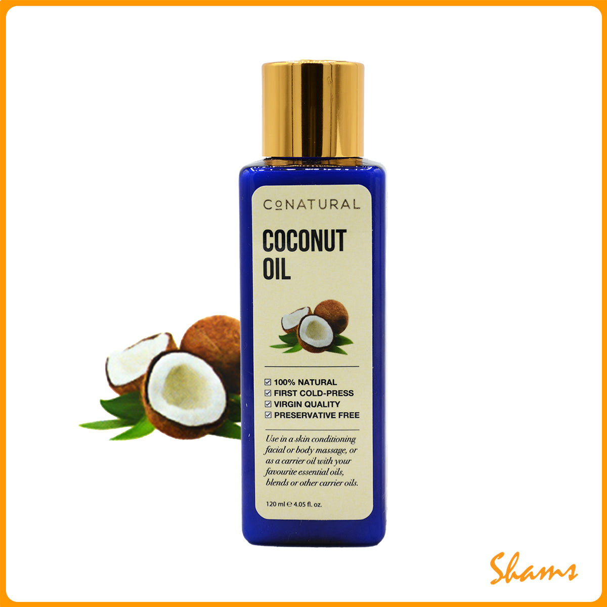 Conatural Organic Coconut Oil 120ml