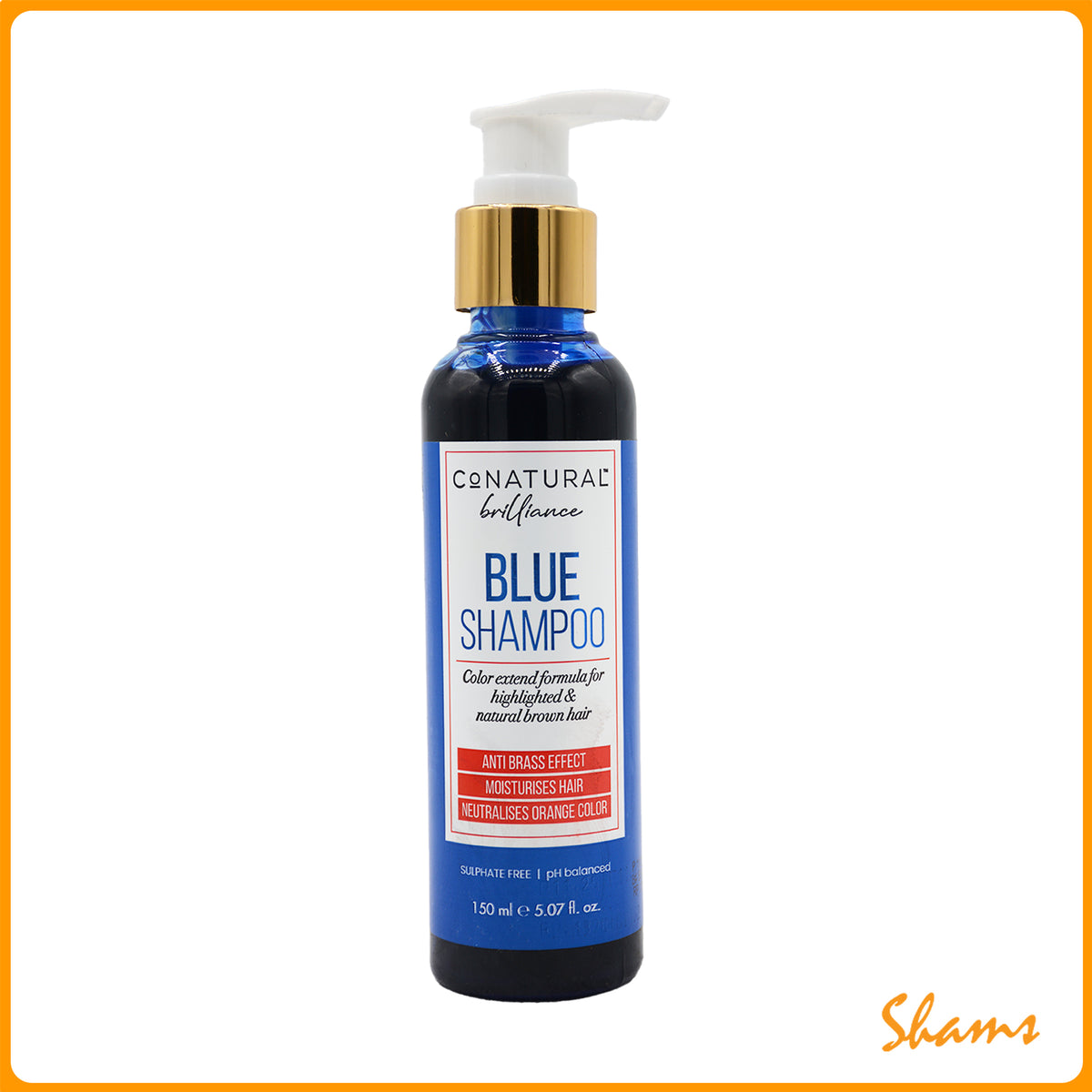 Conatural Brilliance Blue Shampoo 150ml
