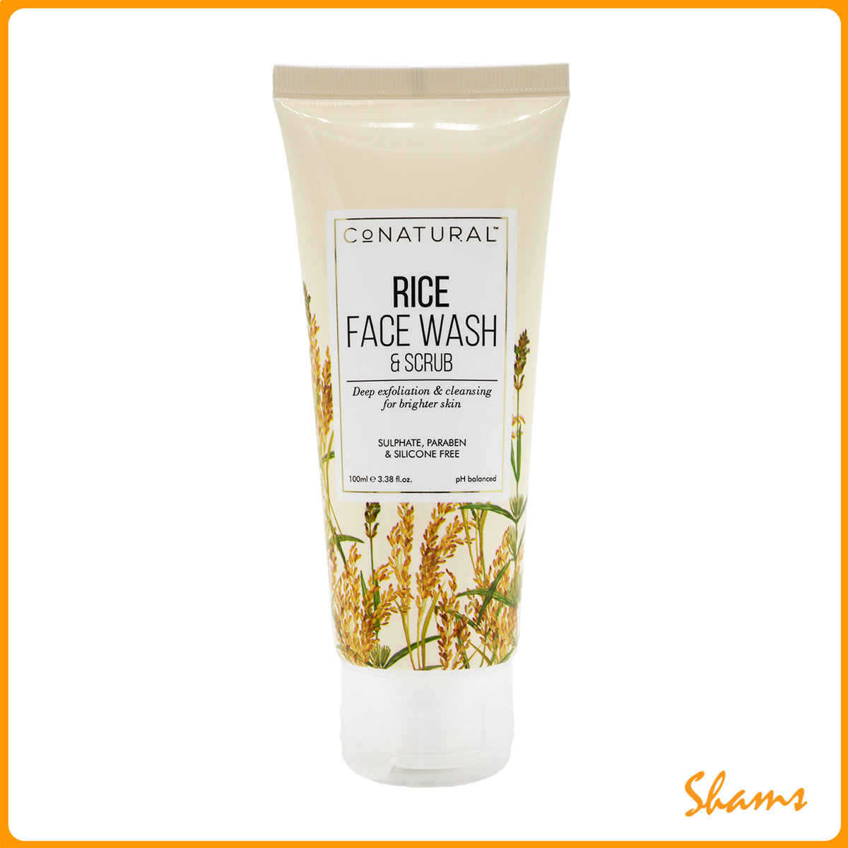Conatural Rice Face Wash & Scrub 100ml