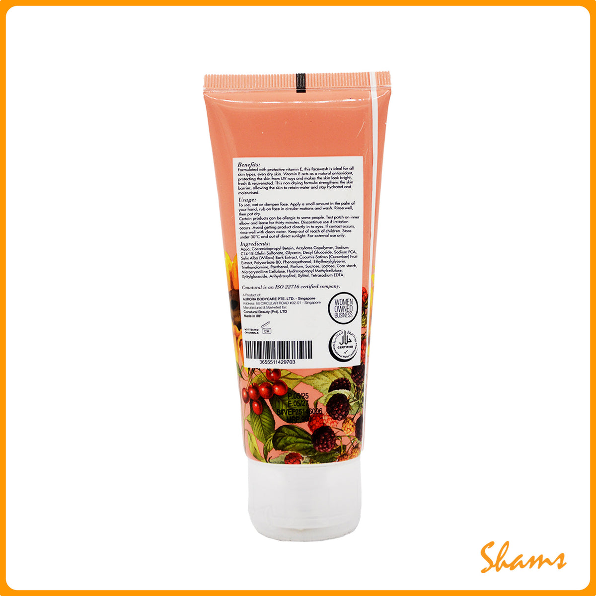 Conatural Vitamin E Face Wash 100ml