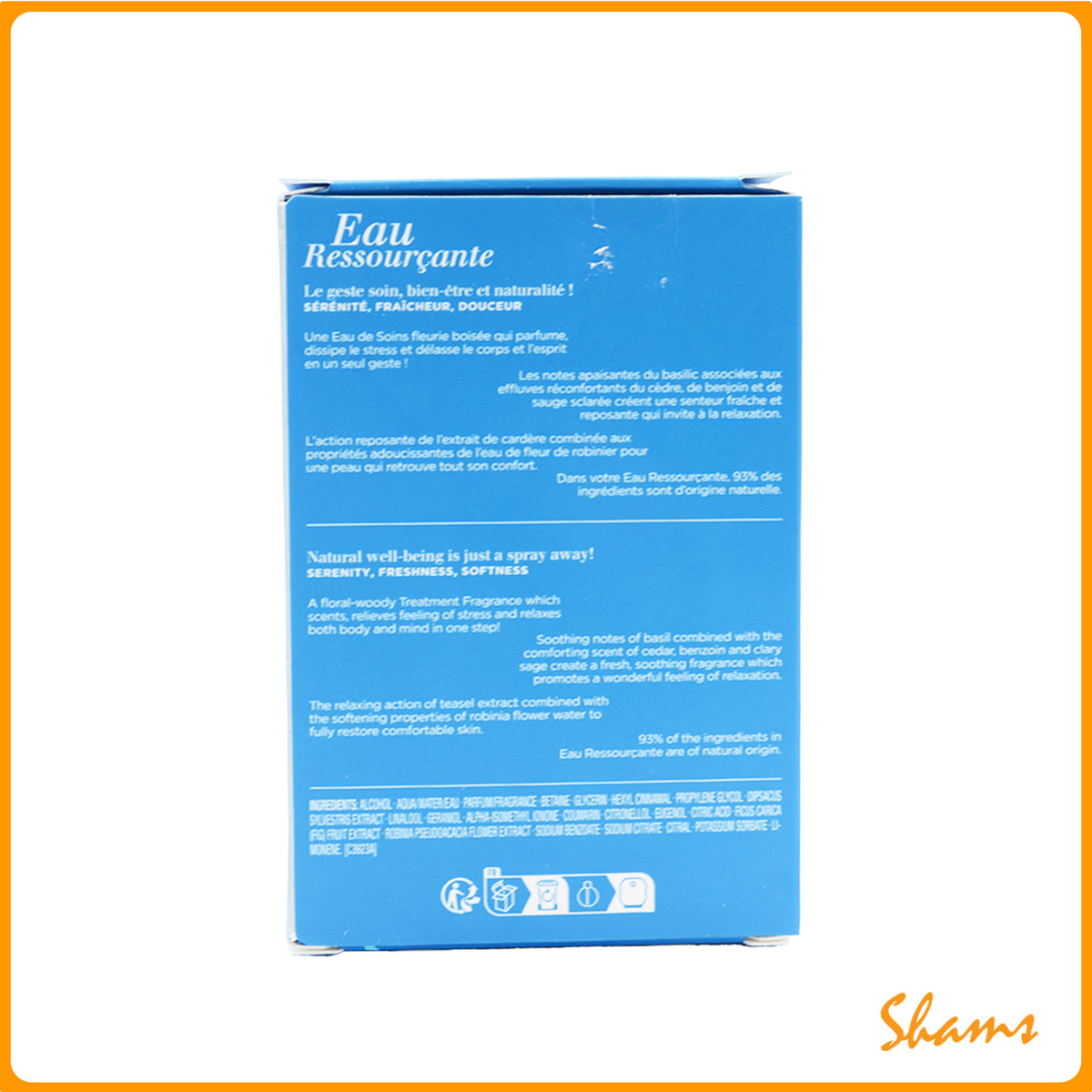 Clarins Eau Ressourcante Treatment Fragrance Spray 100ml