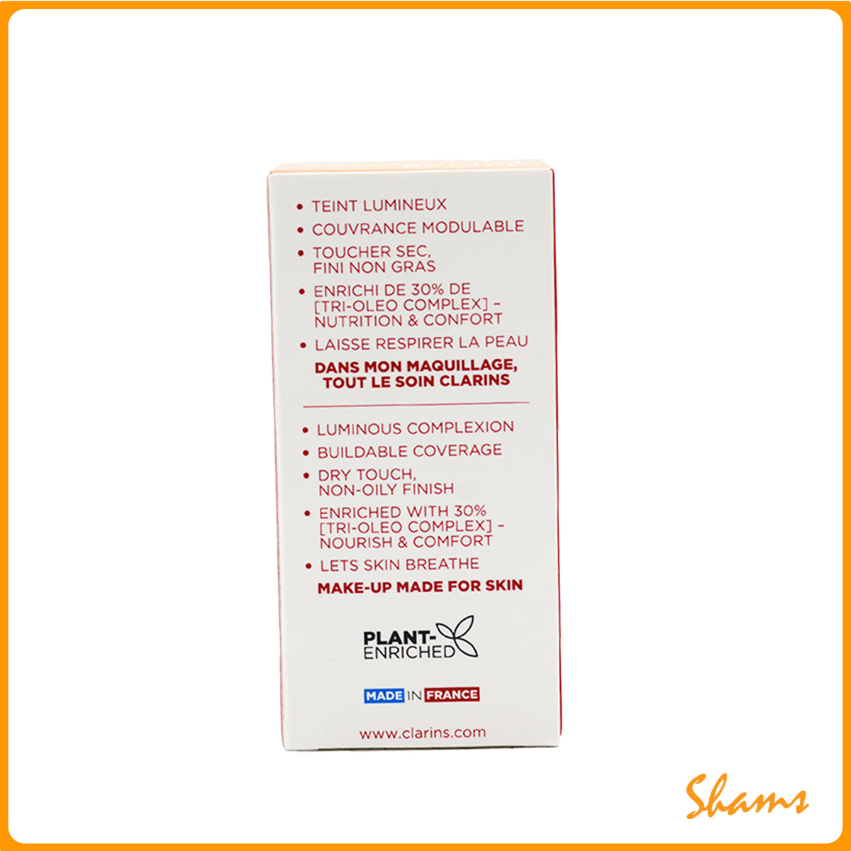 Clarins Tinted Oleo-Serum Foundation 02 30ml