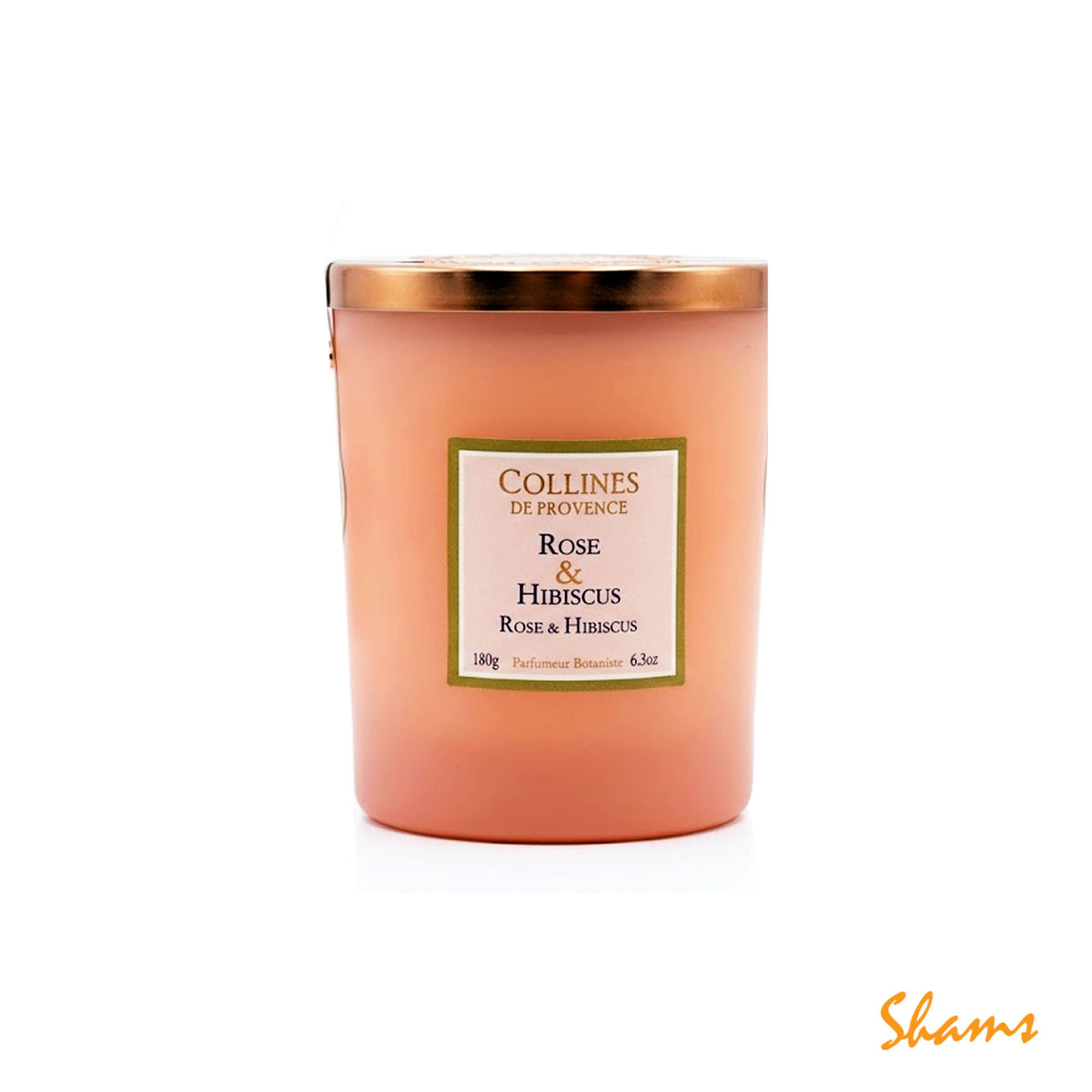 Collines Rose & Hibiscus Candle 180g