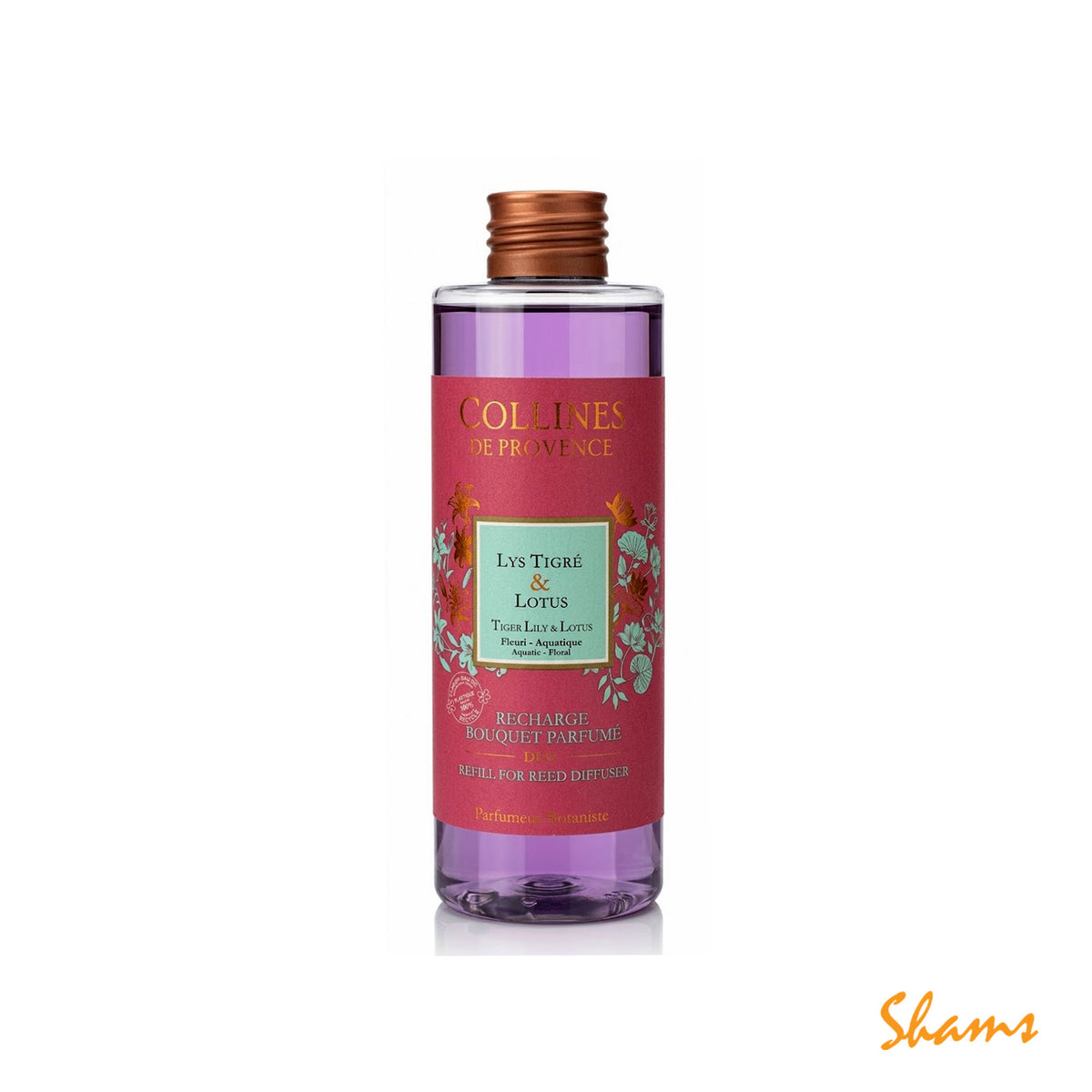 Collines Tiger Lily & Lotus Diffuser Refill 200ml