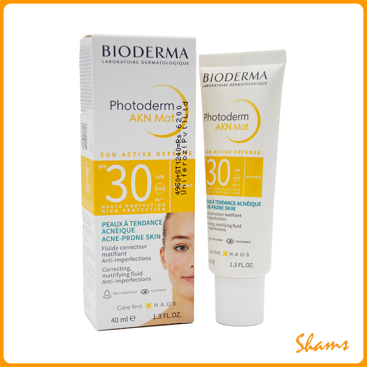 Bioderma Photoderm AKN Mat SPF 30 Fluid Sun Active Defence 40ml