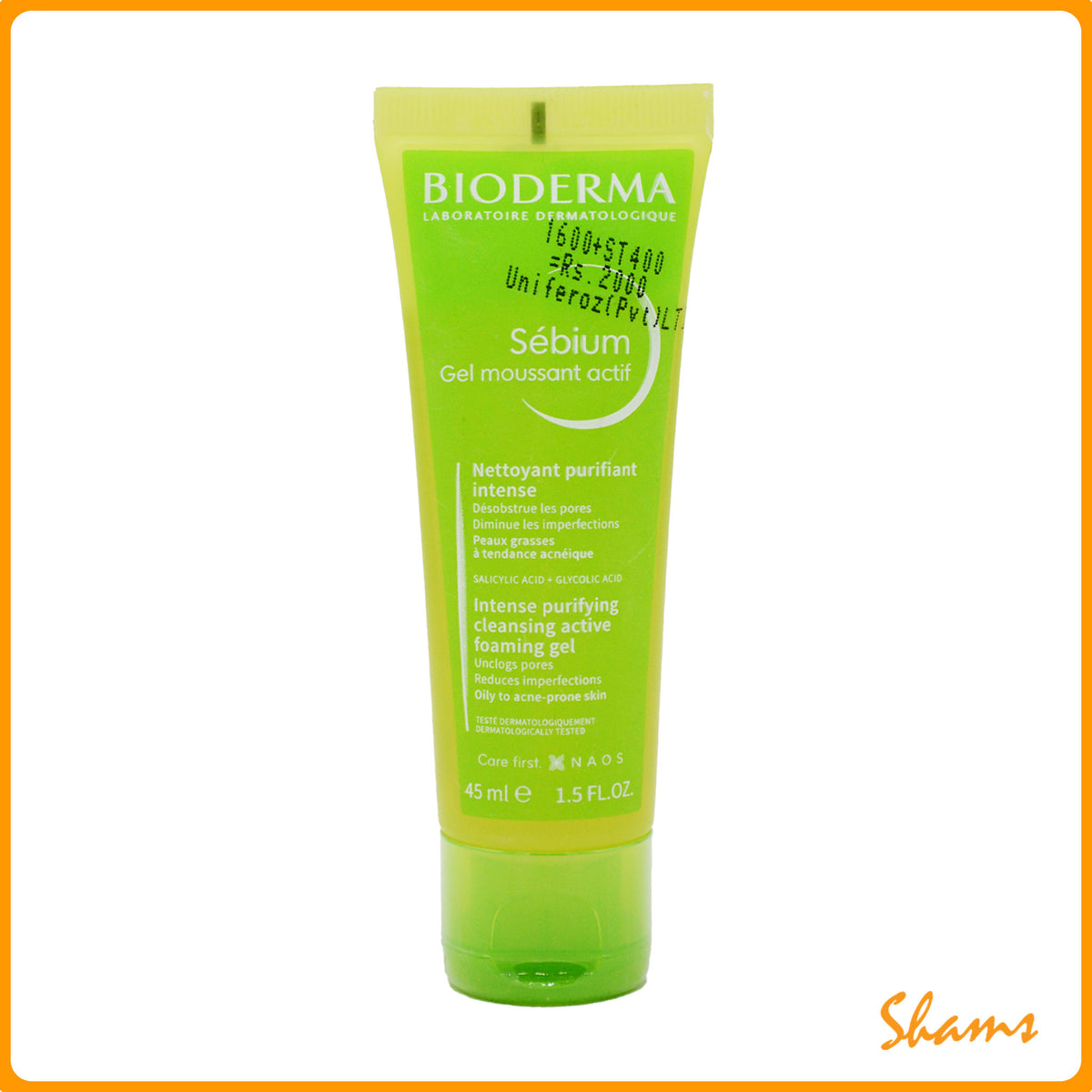 Bioderma Sebium Gel Moussant Actif 45ml
