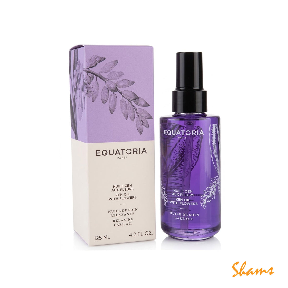 Equatoria Zen Oil With Flower Relaxing Care Oil 125ml