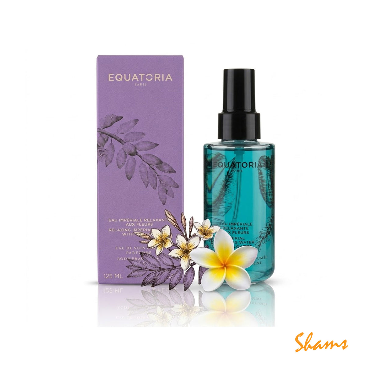 Equatoria Relaxing Imerial Water With Flower Body Fragrance Mist 125ml