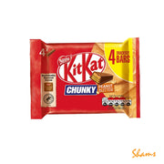 KitKat Chunky Peanut Butter Snacksize Bars 4 x 34g