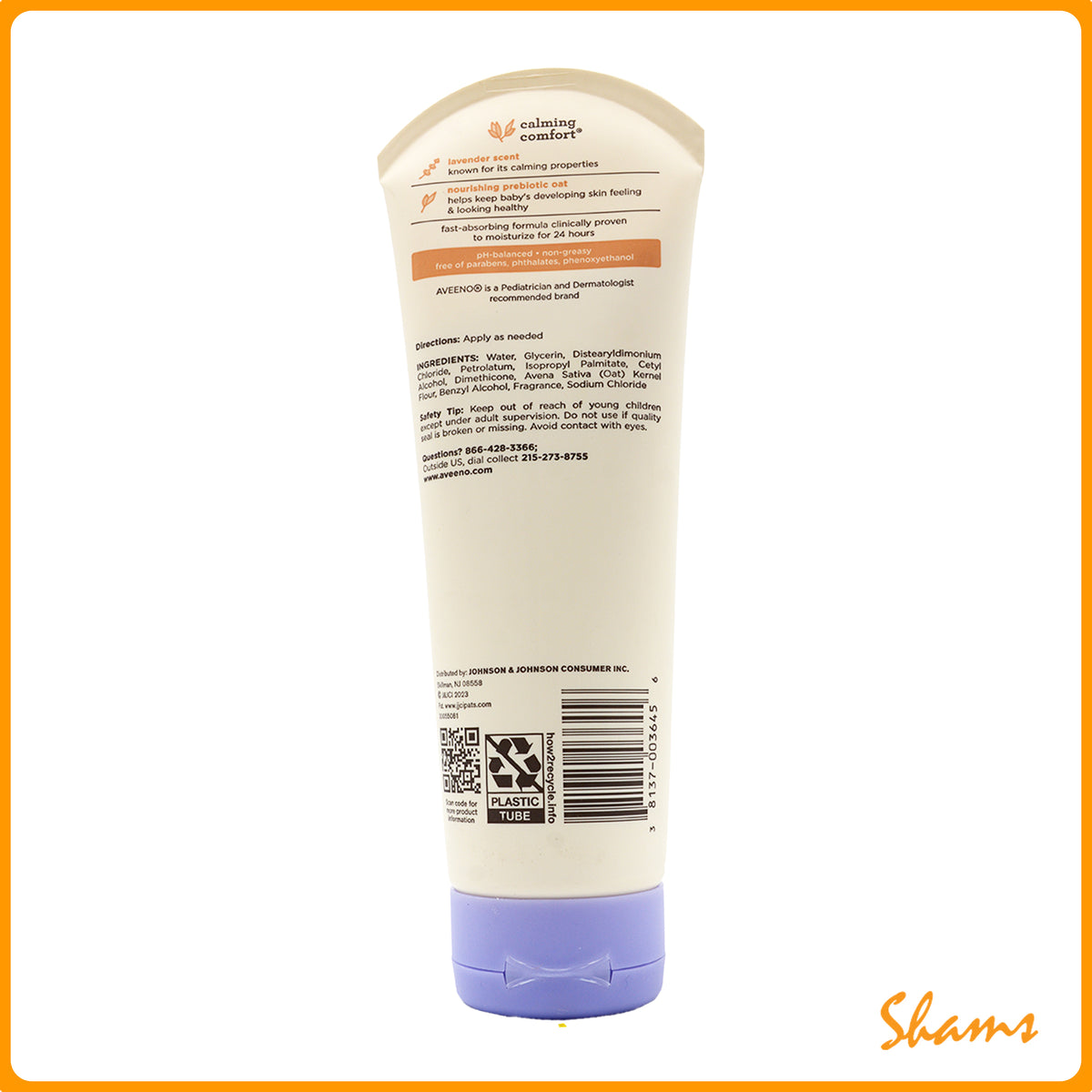 Aveeno Baby Calming Comfort Lotion 227g (8.Oz)