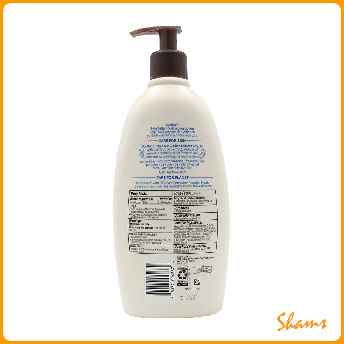 Aveeno Skin Relief Moistrurizing Helps Heal Very Dry Lotion 532ml (18Oz)