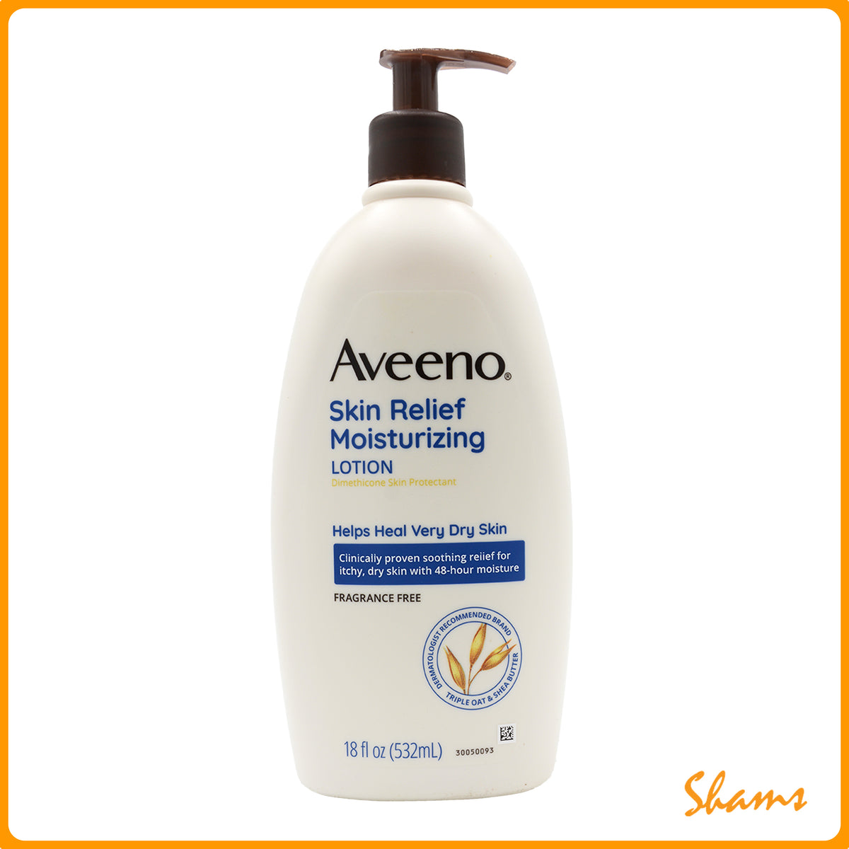 Aveeno Skin Relief Moistrurizing Helps Heal Very Dry Lotion 532ml (18Oz)