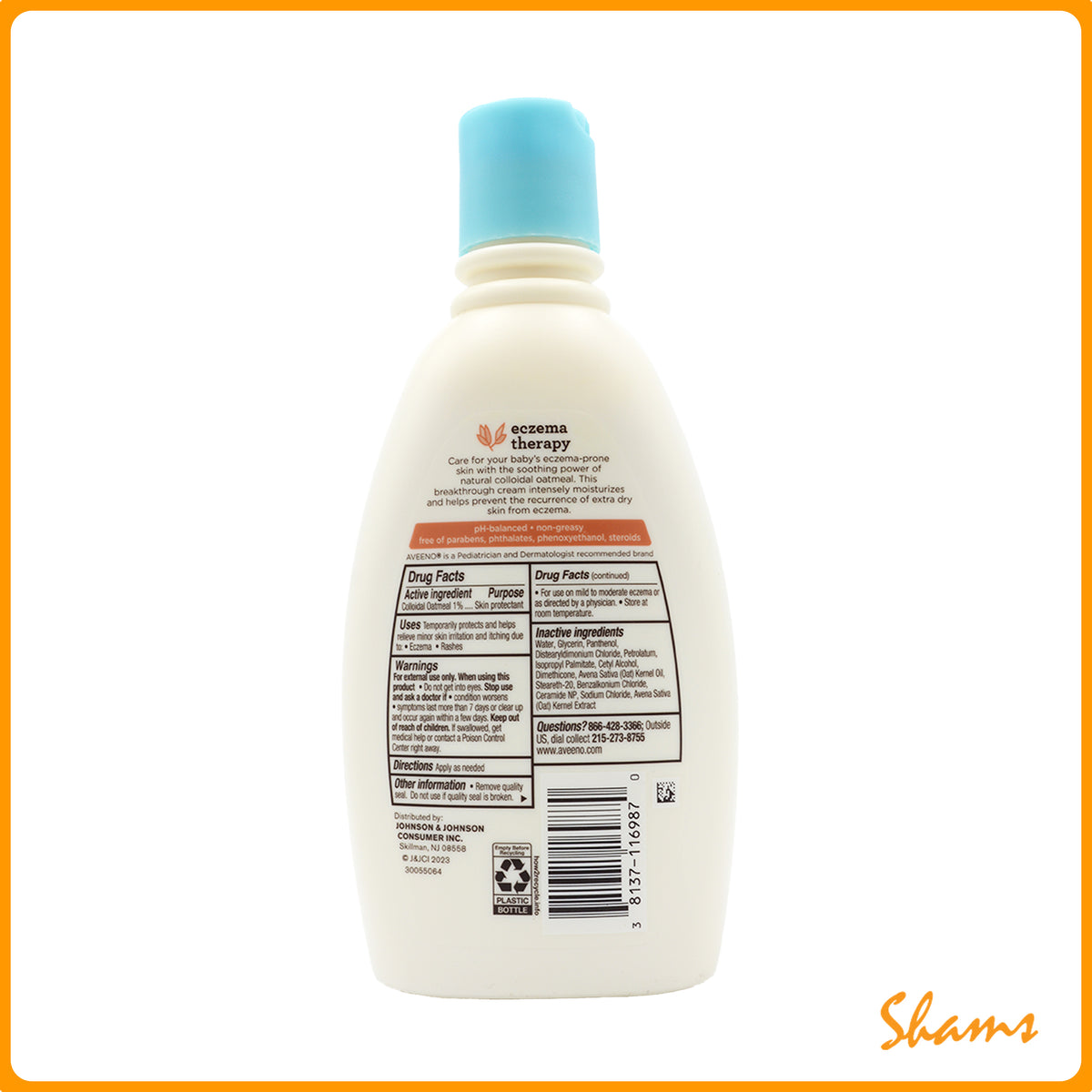 Aveeno Baby Eczema Therapy Moisturizing Cream 354ml