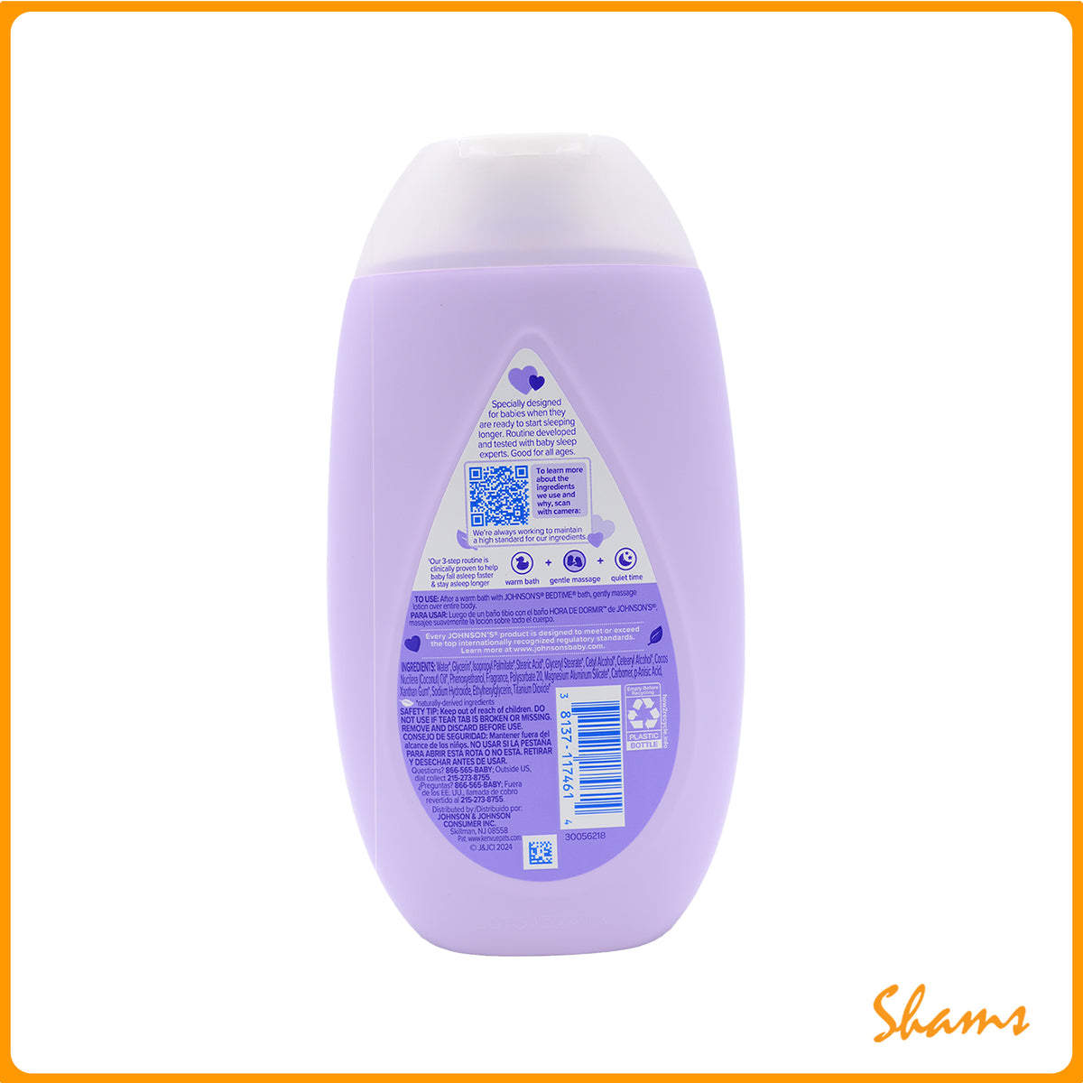 Johnson's Baby Bed Time Lotion 400ml
