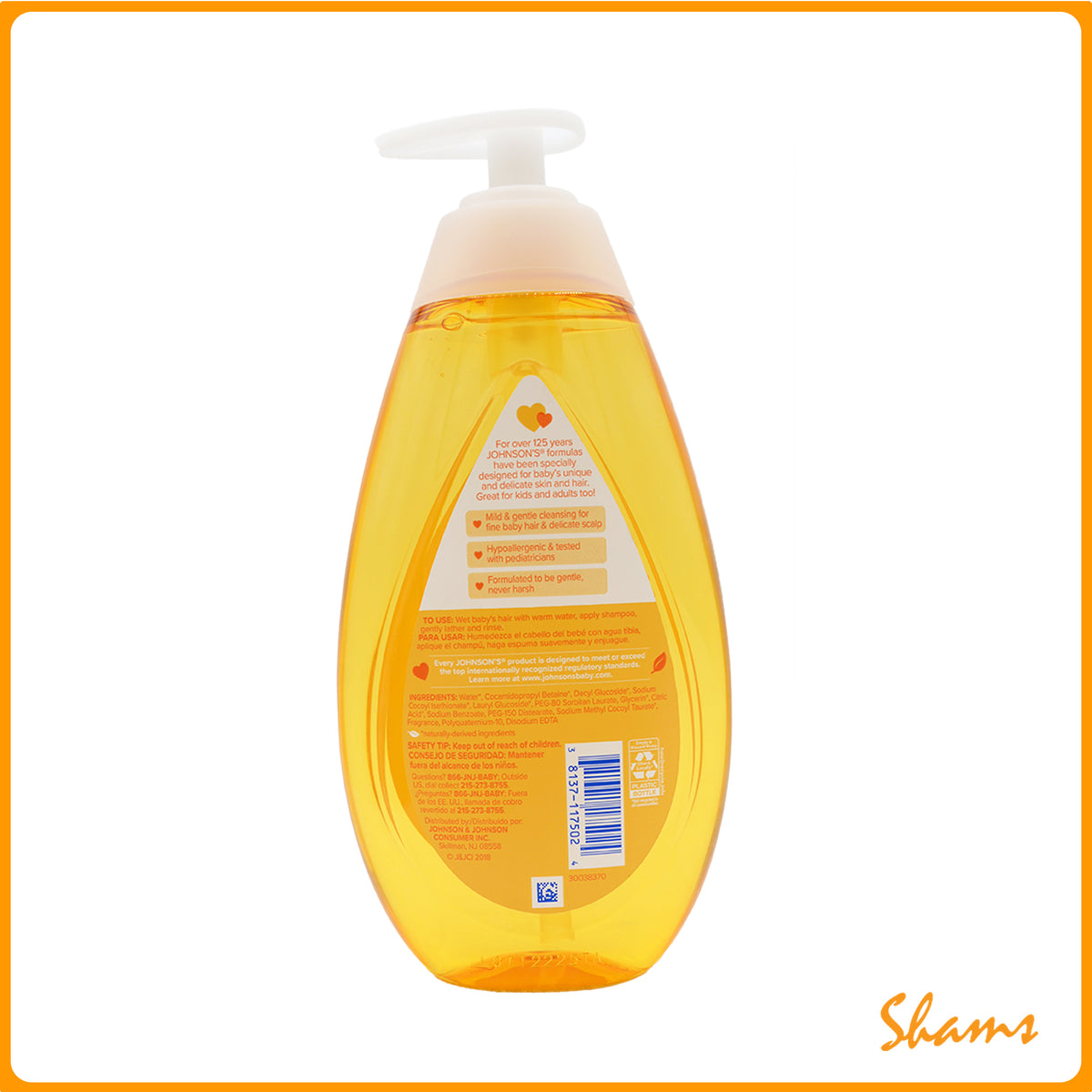 Johnson's Baby Shampoo 600ml