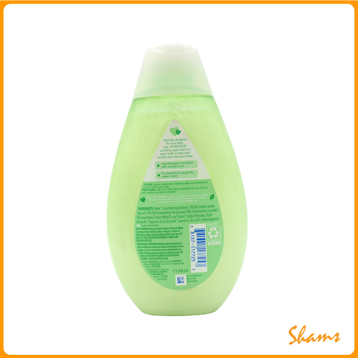 Johnson's Soothing Vapor Bath 400ml