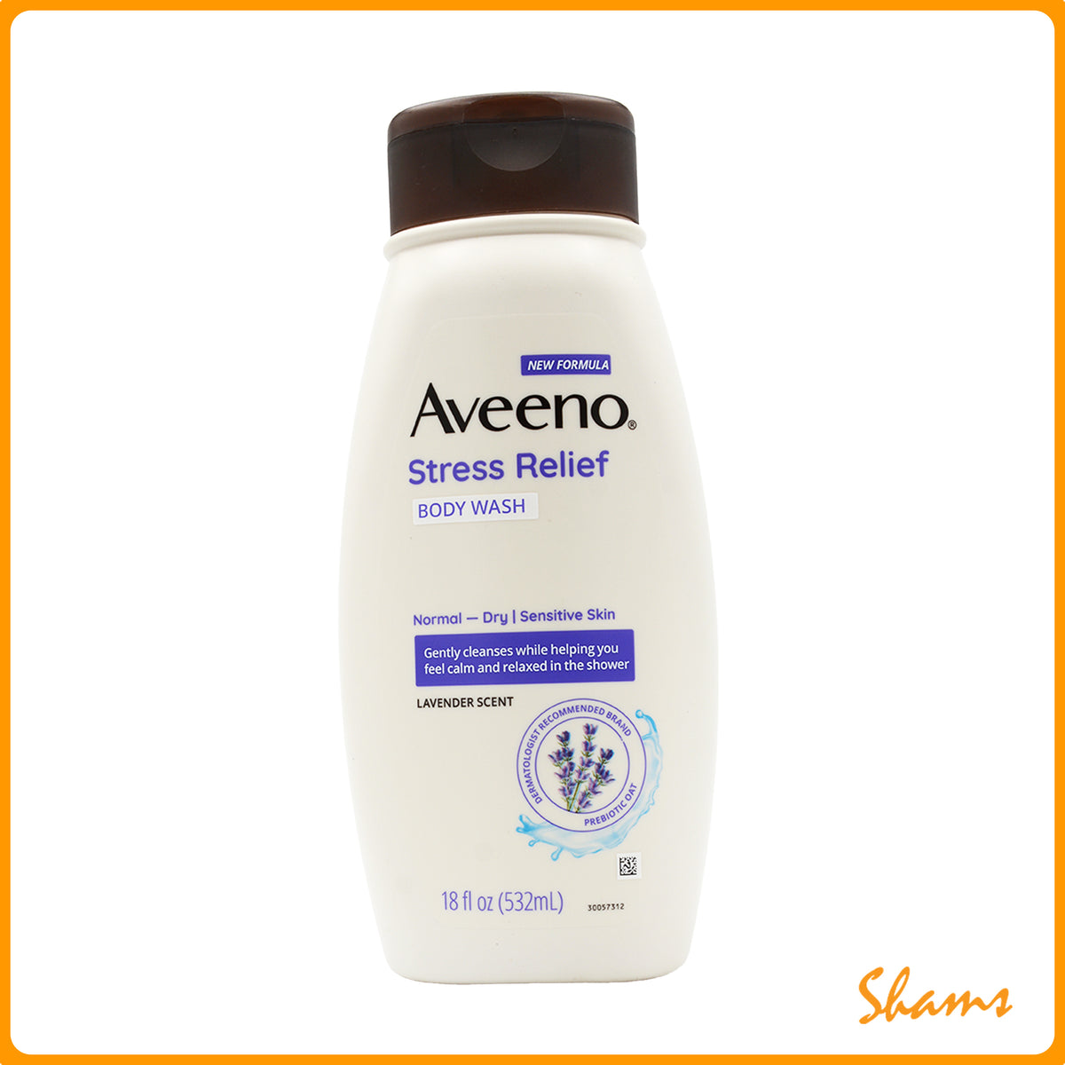 Aveeno Stress Relief Clams & Relaxes Body Wash 532ml