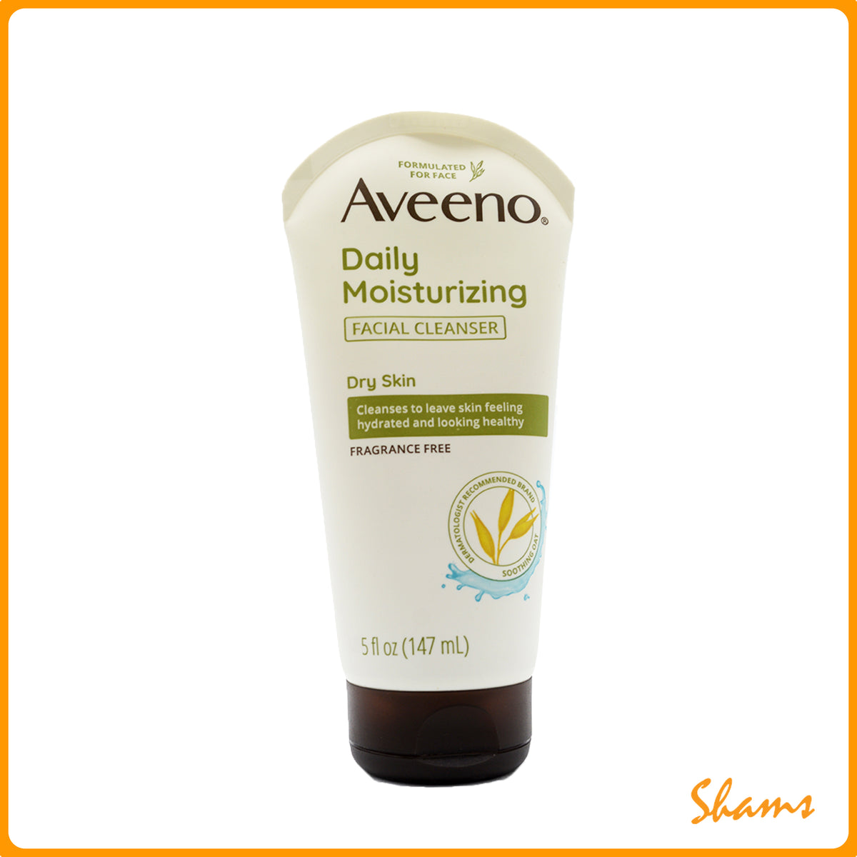 Aveeno Daily Moisturising Dry Facial Cleanser 147ml (5.Oz)