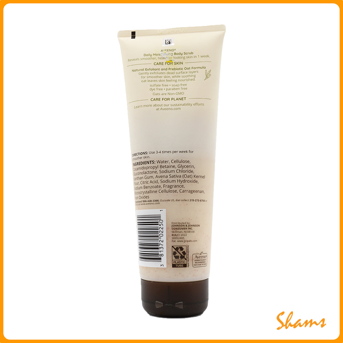 Aveeno Daily Moisturizing Exfoliates & Smooths Body Scrub 227g (8.Oz)