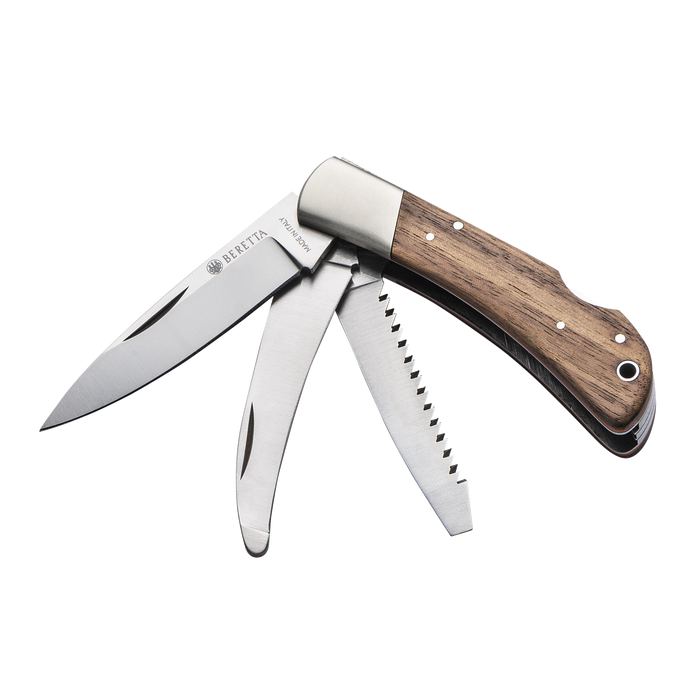 Beretta Duiker Three Blade Knife Brown & Orange CO221A273508B4UNI