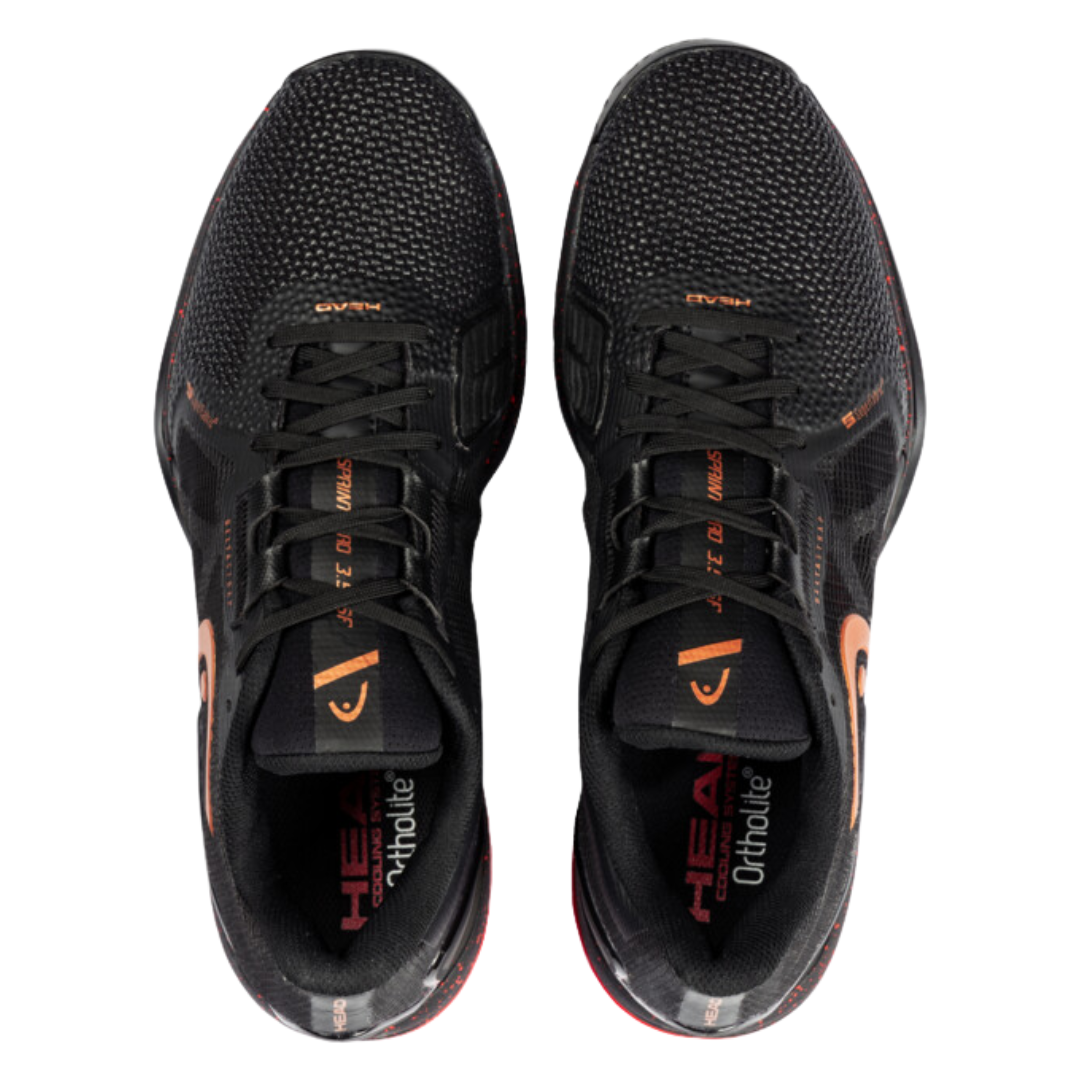 Head Sprint PRO Indoor Black/Orange  Art 273002-080 UK 8 - Shams Shopping Centre Head  