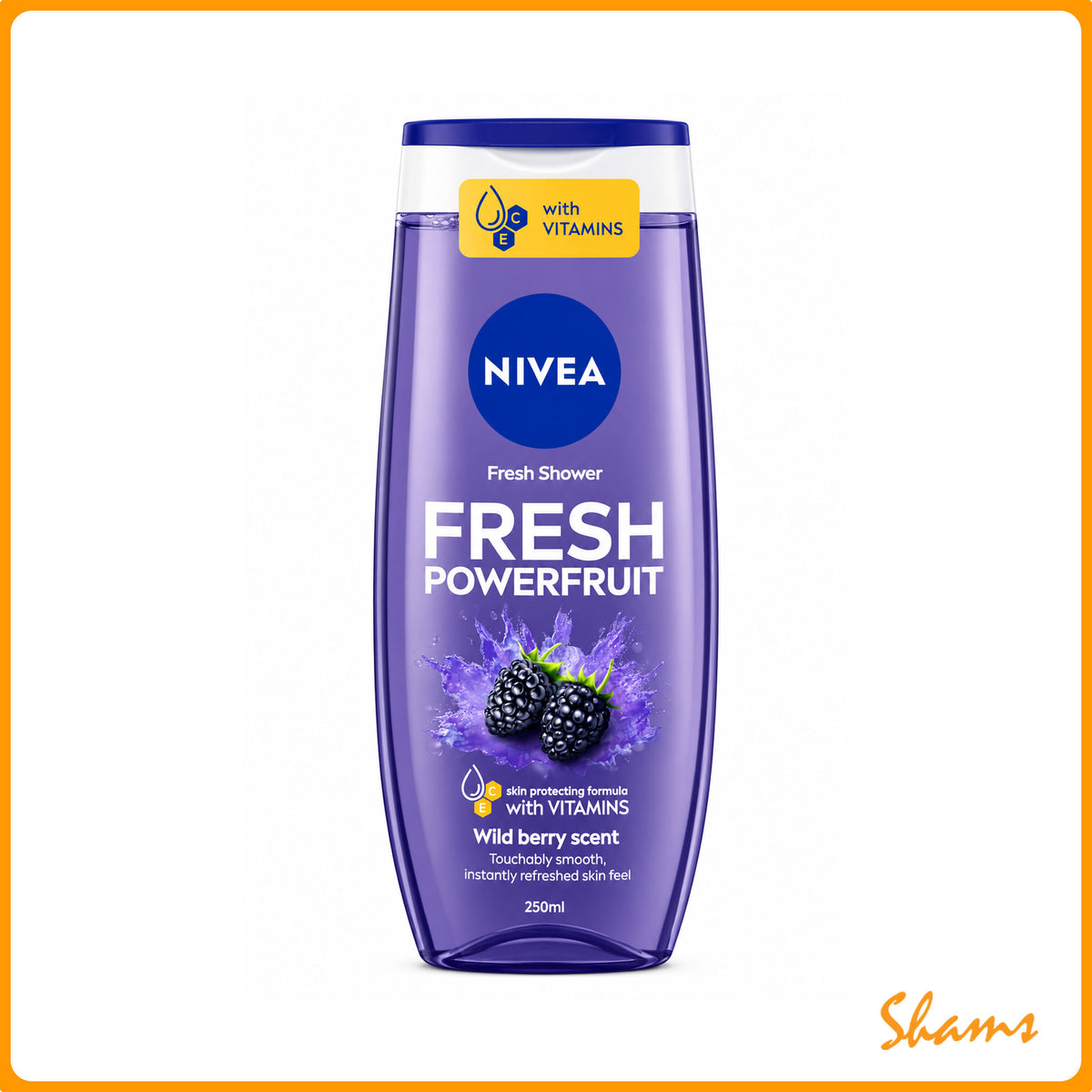 Nivea Fresh Powerfruit Shower Gel 250ml