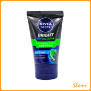 Nivea Men Whitening Cooling Volcanic Mud Foam 100ml