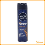 Nivea Deep Black Carbon Espresso Body Spray 150ml
