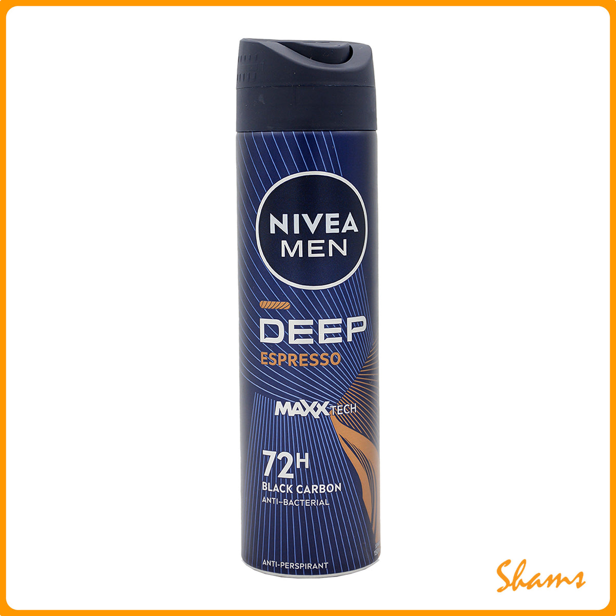 Nivea Deep Black Carbon Espresso Body Spray 150ml