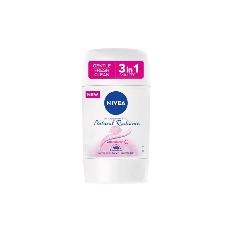 Nivea Natural Radiance Anti-Perspirant Stick 3 in 1 50ml