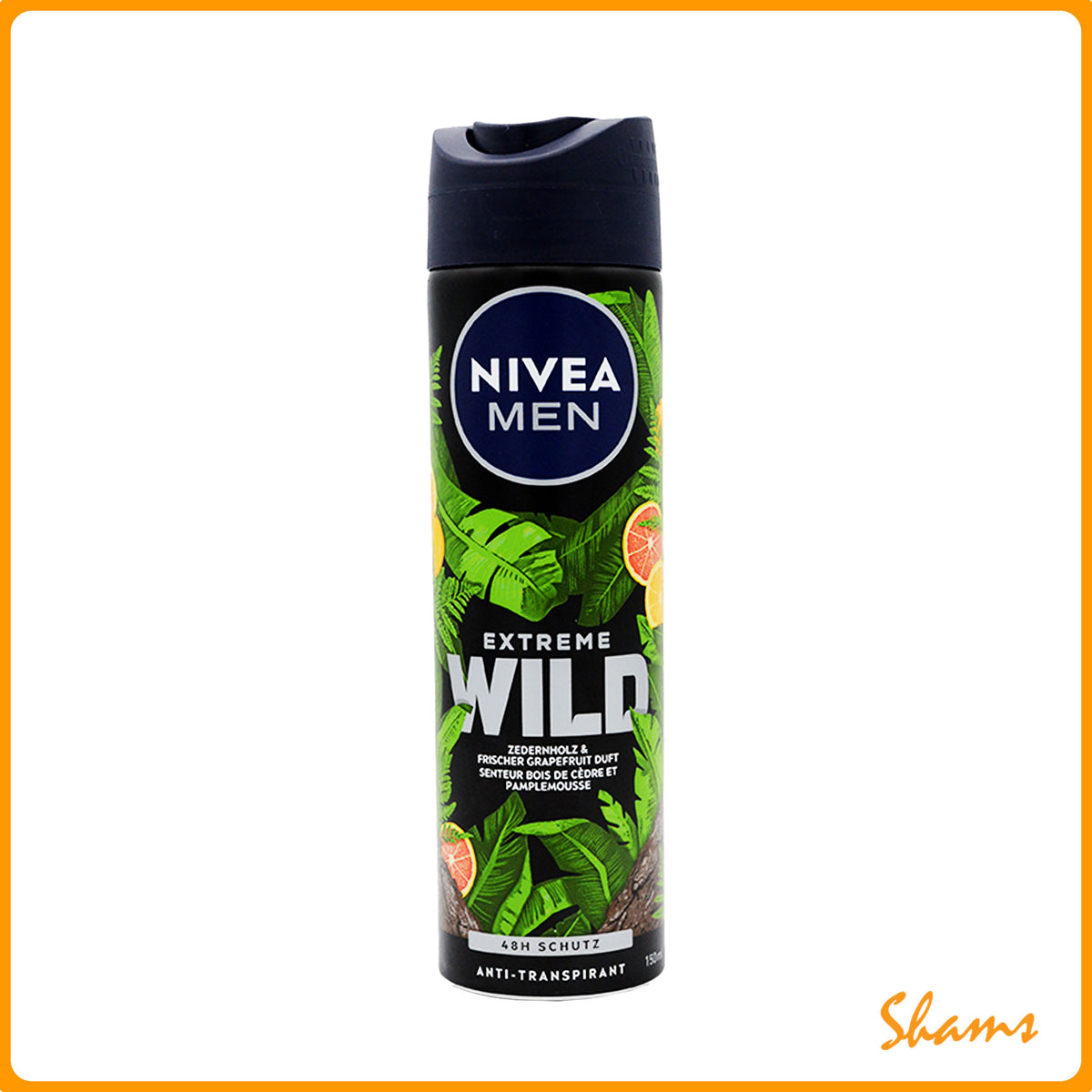 Nivea Men Extreme Wild Body Spray 150ml