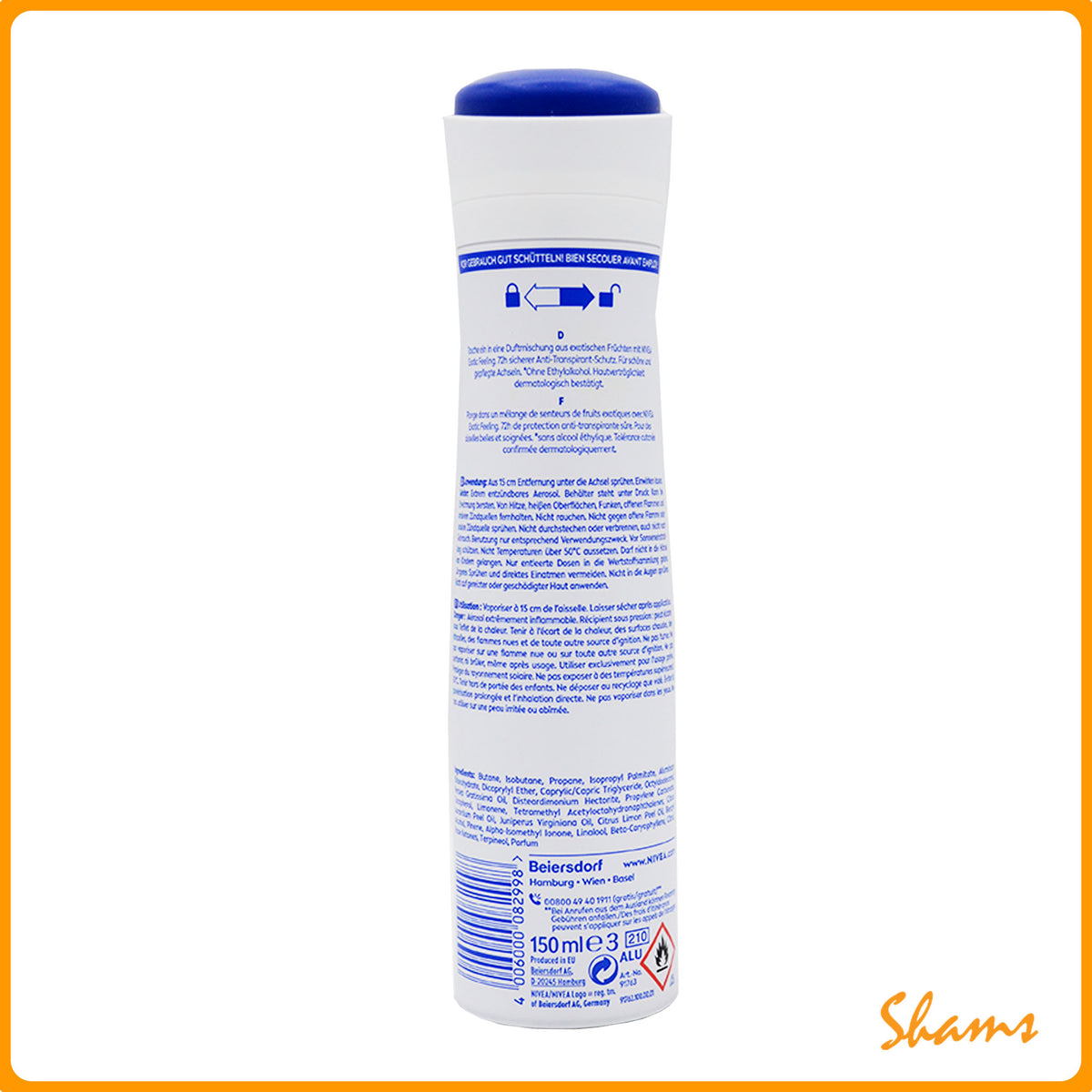 Nivea Women Exotic Feeling Body Spray 150ml