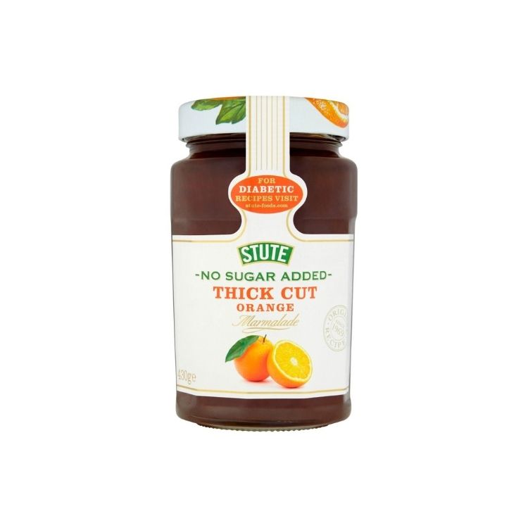 Stute No Sugar Added Thick Cut Orange Jam 430g