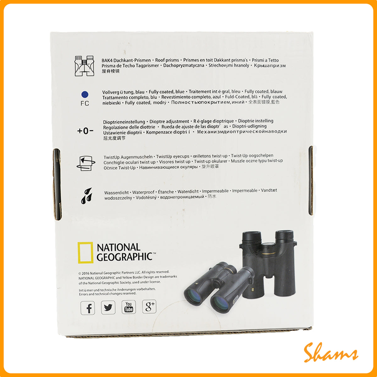Bresser National Geographic Binocular NG 8X42