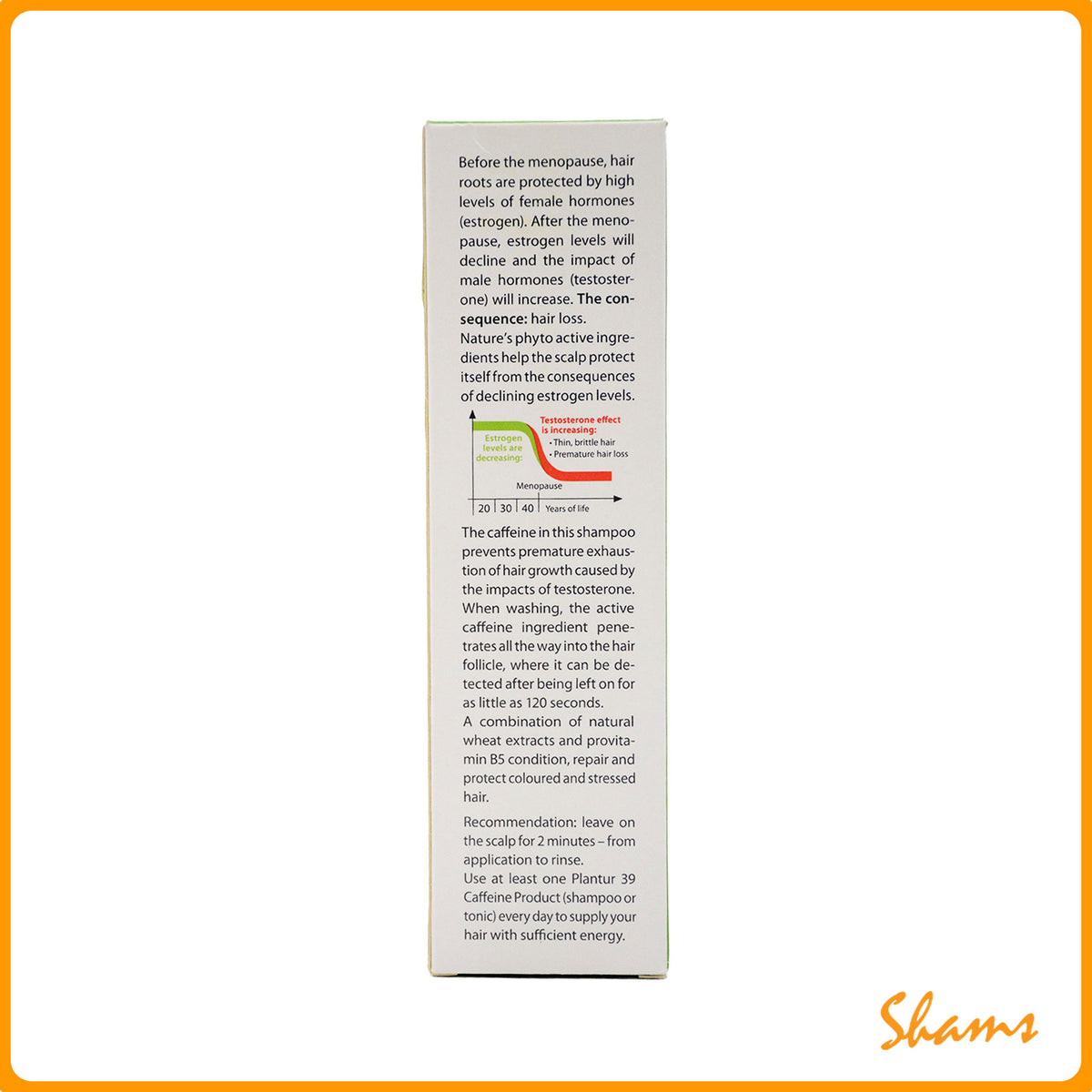 Plantur 39 Phyto Caffeine Shampoo for Coloured & Stressed Hair 250ml