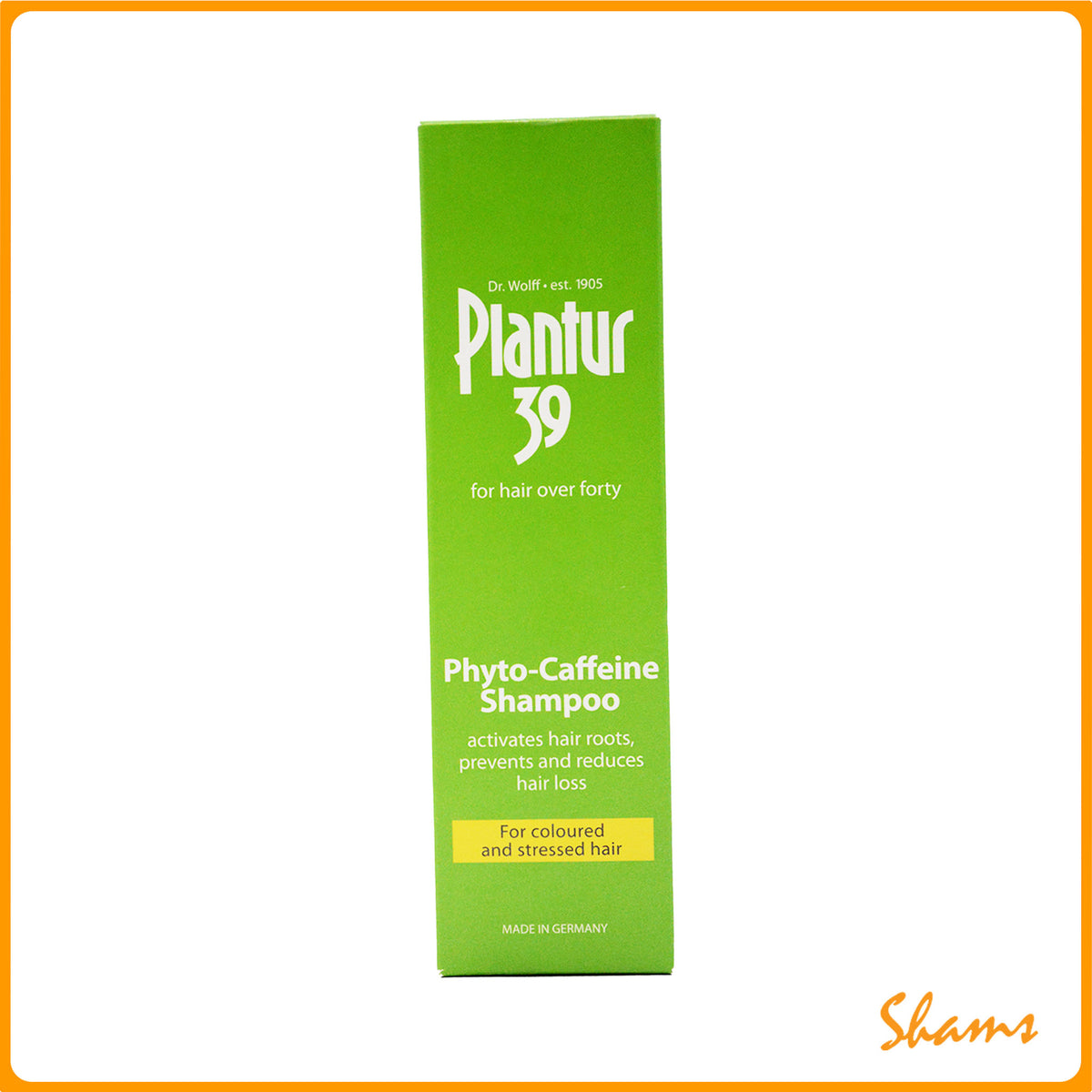 Plantur 39 Phyto Caffeine Shampoo for Coloured & Stressed Hair 250ml