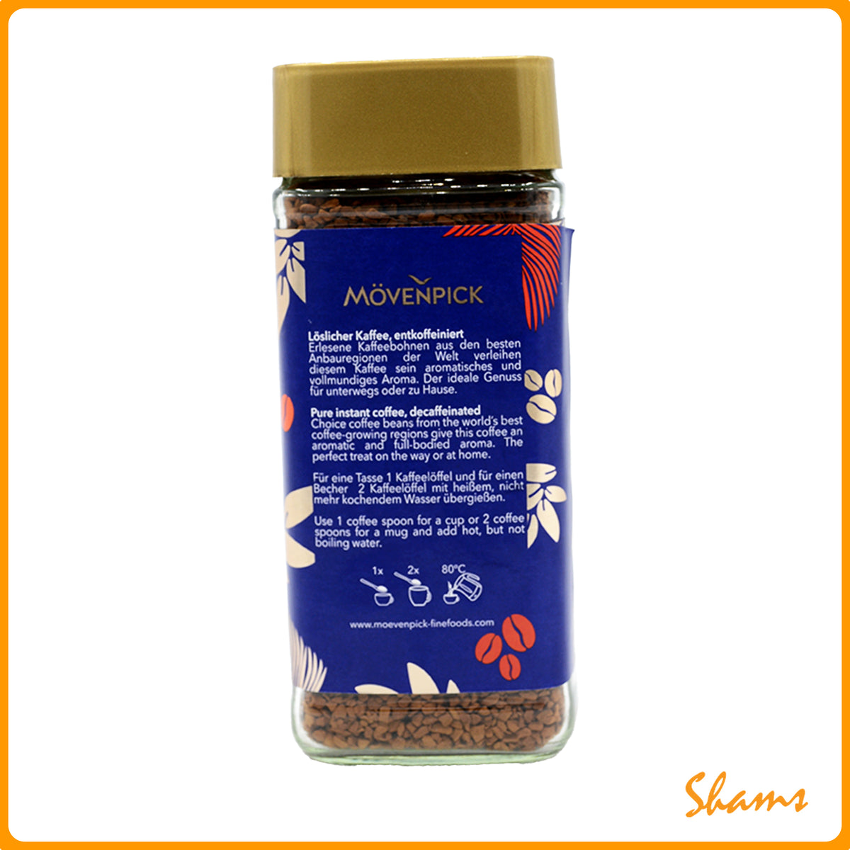MOVEN PICK Gold Decaf Coffee 100g