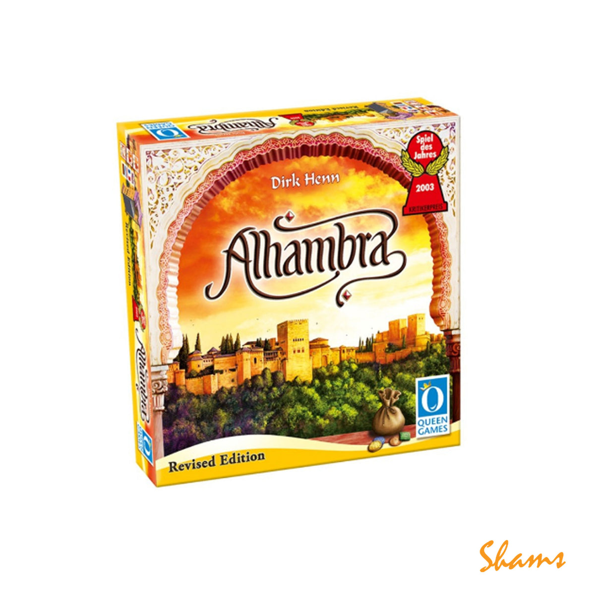 Queen Games Dirk Henn Alhambra Board Game Art# 10438