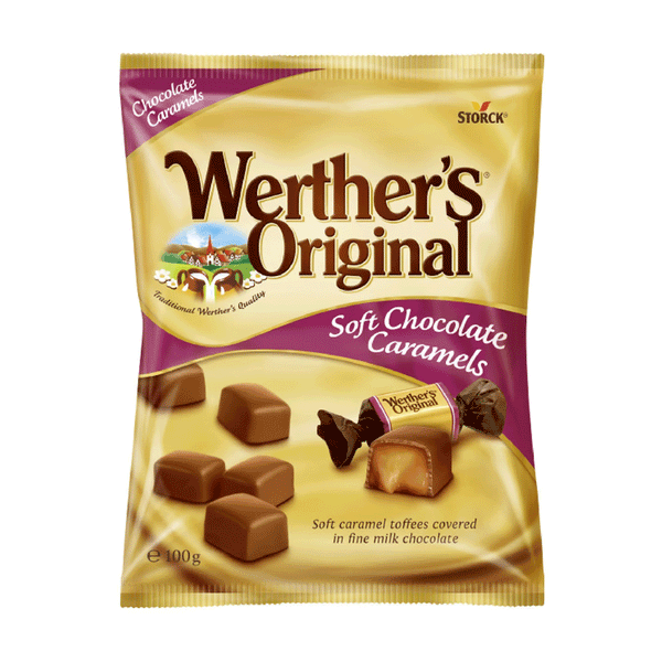 Werther's Original Chocolate Covered Caramels 100g