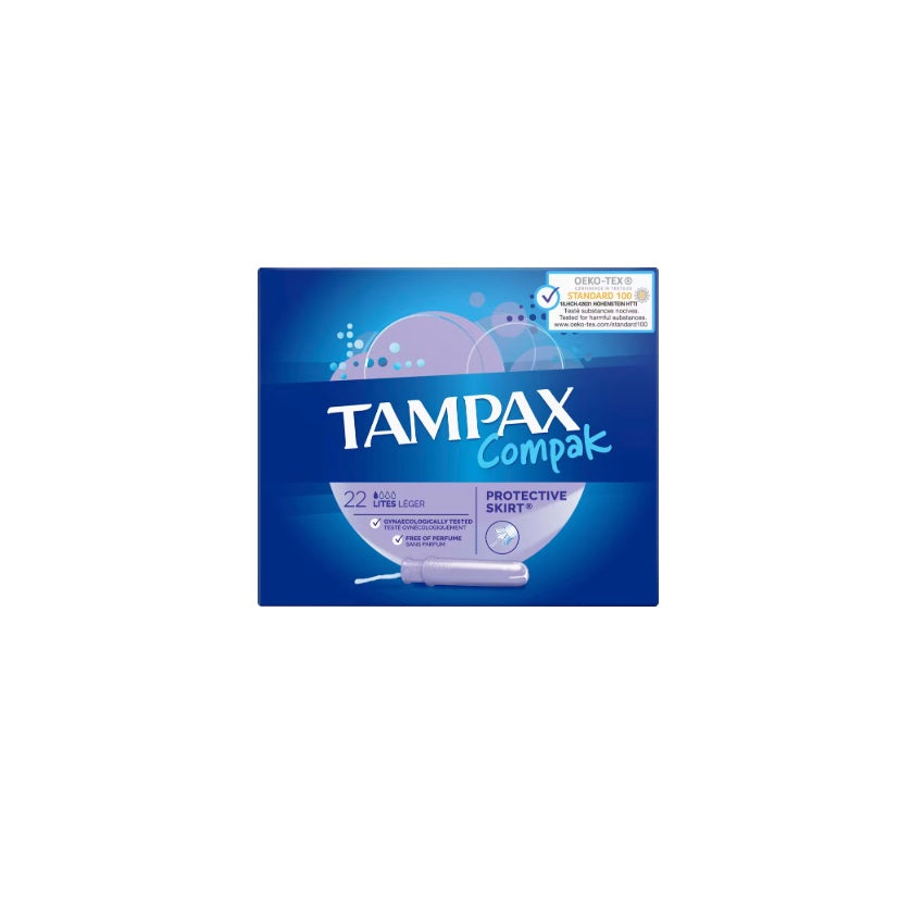 Tampax Compak Comfortable & Clean Insertion 22's