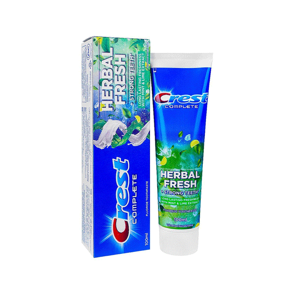 Crest Complete 7 Mint & Thyme Natural Fresh Toothpaste 100ml - Shams Shopping Centre Crest  
