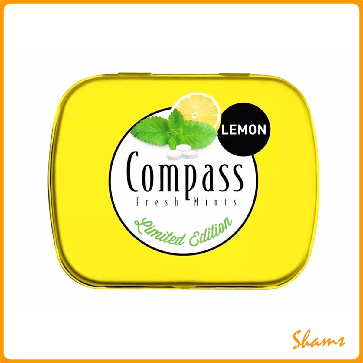 Compass Lemon Fresh Mint Suger Free 14g