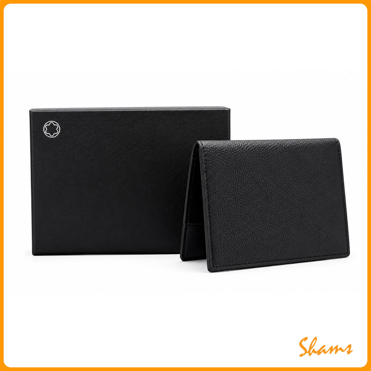 MontBlanc Meisterstuck Black Soft Grain Passport Holder-113308 (Y)
