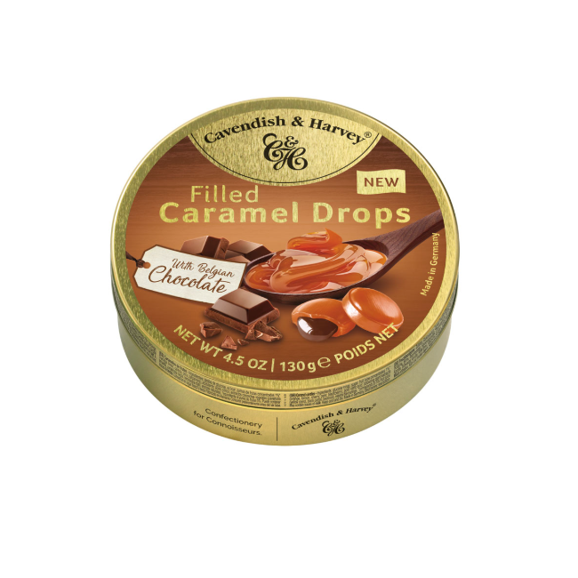 Cavendish & Harvey Caramel Drops With Belgian Chocolate 130g